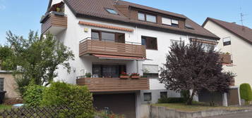 Stuttgart-Stammheim: Sonnige 3 Zi-Whg Balkon Garage neue EBK