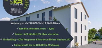 Neue Drei-Zimmer-Dachgeschoss-Wohnung mit Balkon in Flachslanden