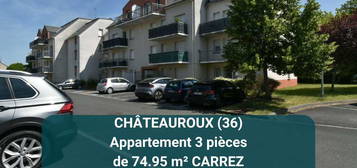 Vente appartement 3 pièces 75 m²