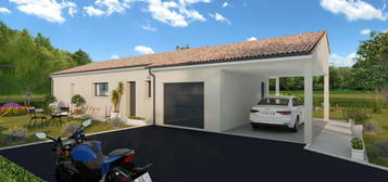 Maison de plain-pied de 80 m² - Beaumont-Monteux