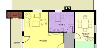 AC-Laurensberg - Penthauswohung, Wfl. 90m², 3-4 Räume, Dachterrasse 70m², TG-Platz