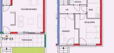 sehr schöne zweistöckige Terrassenwohnung am Fuße des Ruckerlbergs