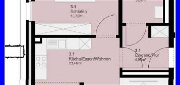 -Neubau- 2-Zimmerwohnung mit Terrasse zu vermieten