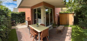 Appartement T3 55,9 m2 avec terrasse / jardin + 2 places parking. Toulouse quartier sept deniers