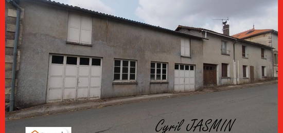 Maison de bourg avec grand garage