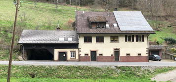 Zweifamilienhaus-1,73 ha Wald und Wiesen, Alleinlage, PV-Anlage, eigene Quelle, am Wildbach