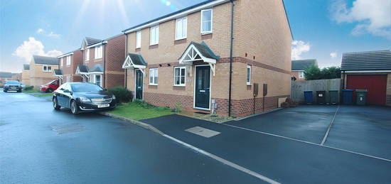 Semi-detached house for sale in Burbank Burrow, Stafford, Staffordshire ST16