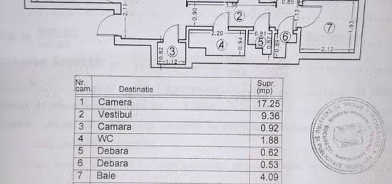 Apartament de 3 camere Pantelimon-Biserica Capra