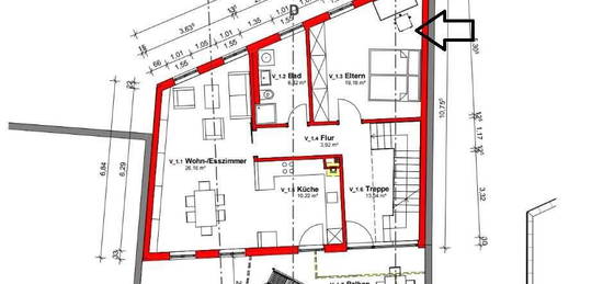 Ansprechende 4-Zimmer-Maisonette-Wohnung mit geh. Innenausstattung mit Balkon und EBK in Walldorf