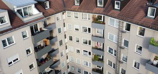 3 Zimmer Wohnung in Obergiesing nähe der S-Bahn mit ruhigem Balkon