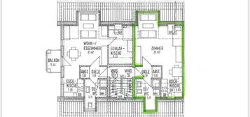 1-Raum Wohnung, DG, 33.46qm Leegebruch