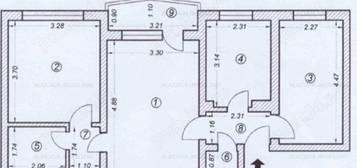 Dacia_apartament 3camere, etaj 2, pret 92.000Eur