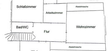 Gemütliche 3-Zimmer-Dachgeschosswohnung in Neddenaverbergen (60m²