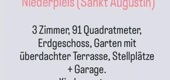 Wohnung 3 Zimmer 91 Quadratmeter Garten Garage ab 01.03.2025