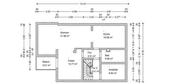 Schöne helle Maisonette Wohnung