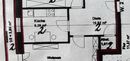 2-Zimmerwohnung in Reichenkirchen