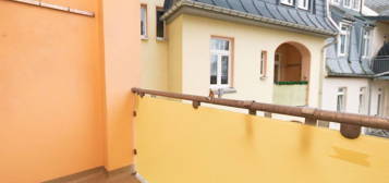 Stilvolle 3-Raum-Wohnung mit Balkon und viel Nebenfläche in der oberen Stadt von Annaberg!