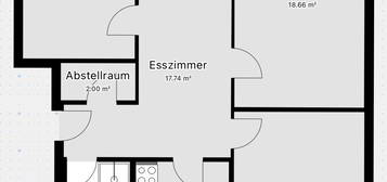 3,5 Zimmer Mietwohnung in Nördlingen