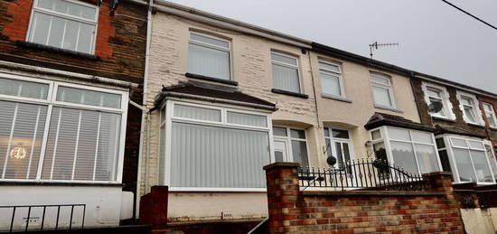 Terraced house for sale in Llancayo Street, Bargoed CF81