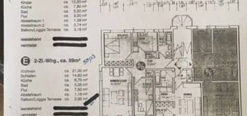 Eigentumswohnung  2ZKB-Balkon, 3.Etage-ohne Fahrstuhl-