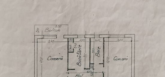 Apartament 2 camere zona Frumoasa (strada Cetatuia)