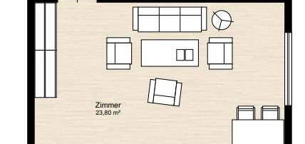 2-Zimmer Wohnung im 10. Stock mit Westausblick