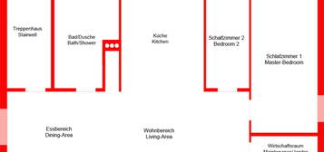 Möblierte Dachwohnung zur Kurzeitmiete 3 bis 4 Monate in 89331