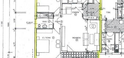 3,5-Zimmer-Wohnung mit Balkon und Garage