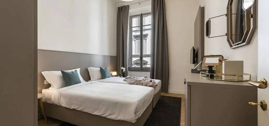 Appartement meublé  à louer, 2 pièces, 1 chambre, 55 m²