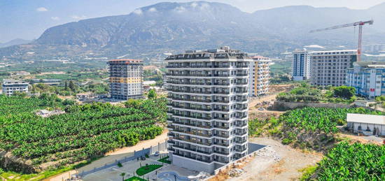 ALANYA MAHMUTLAR 1+1 55M2 FULL AKTVTEL YKSEK KAT DARE