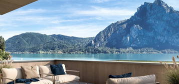 Dolce Vita am Traunsee! Garten-Maisonette mit privatem Badeplatz