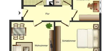 Demnächst frei! 3-Zimmer-Wohnung in Bergkamen Weddinghofen, mit Tapete und Bodenbelag