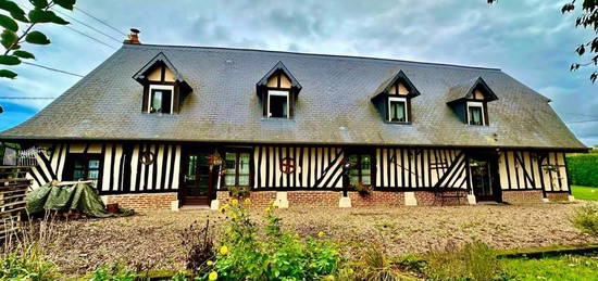 Charmante grange normande entièrement rénovée avec pigeonnier près de SAINT ETIENNE L'ALLIER (27)