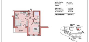 Wohnung O.19: Barrierefreie 2 Zimmer-Wohnung mit Balkon im Herzen von Much!