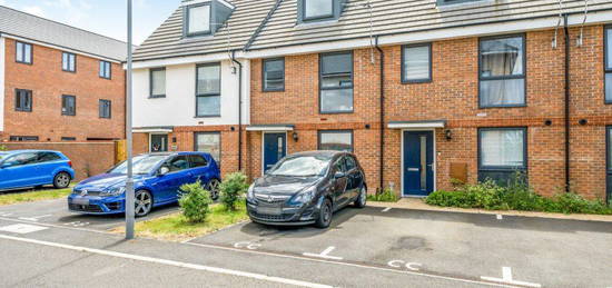 Terraced house for sale in Brosse Crescent, Glebe Farm, Milton Keynes MK17