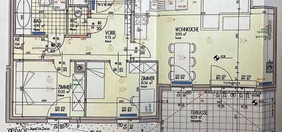 3 Zimmer Dachgeschosswohnung m. Terrasse MÖBELIERT