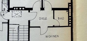 Dachgeschosswohnung 4.OG  2 Zimmer Essen Zentrum