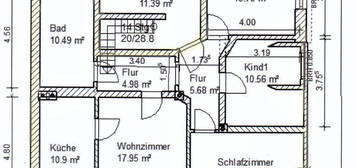 Werdau-Zentrum, 4-Zimmer-DG-Whg. mit sparsamer Gas-Etagenheizung