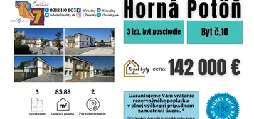 3 izb. byt (10) len 20 min od Bratislavy v novom Projekte "Royal byty 12"