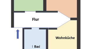 Ab Oktober 2024! Schöne 2 Raum-DG-WG mit Balkon in der Südstadt!