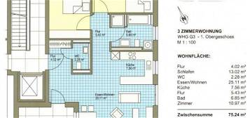 Attraktive drei Zimmer Wohnung in Weilheim an der Teck - Langfristig zu vermieten
