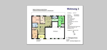 Schöne, helle 3-Zimmer Wohnung im 1.OG im Zentrum von Bad Driburg