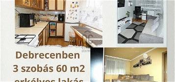 Eladó panellakás, Debrecenben 47.9 M Ft, 3 szobás