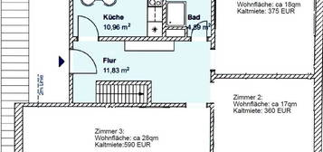 WG Zimmer zu vermieten, neue WG-Gründung, frisch renoviert inkl. Küche