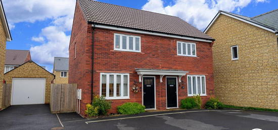 Semi-detached house for sale in Carnation Drive, Wilstock Village, Bridgwater TA5