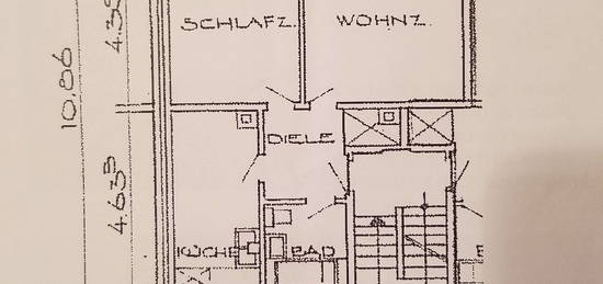 Attraktive und gepflegte 2-Raum-Wohnung mit Balkon und Einbauküche in Aachen