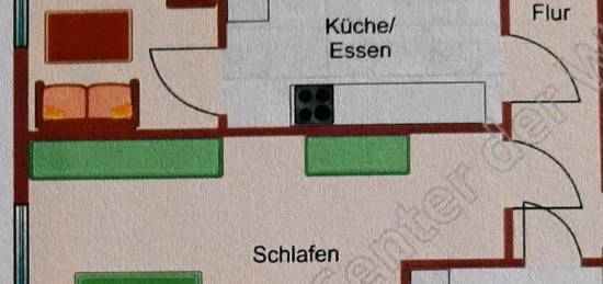 2 Zimmer Wohnung zu vermieten