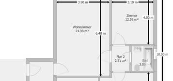 Sehr schöne, helle, 3 Zimmer-Wohnung in ruhiger Lage in Weinstadt-Schnait