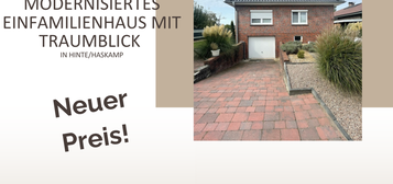 NEUER PREIS!!! Modernisiertes Einfamilienhaus mit Traumblick in Hinte/Haskamp