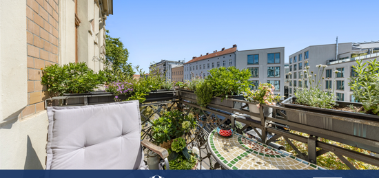 Stilvolles Wohnjuwel in Prenzlauer Berg: 5 Zimmer, 171,79 qm, Balkon, Direktfahrstuhl, Garten